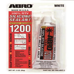 Герметик силиконовый, белый, 85гр от Abro купить в Ижевске по низким ценам